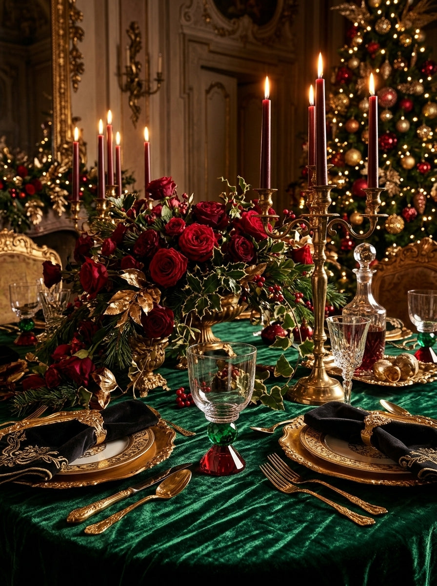 Emerald Ruby Lumi Coupe – New Year's Crystal Glass