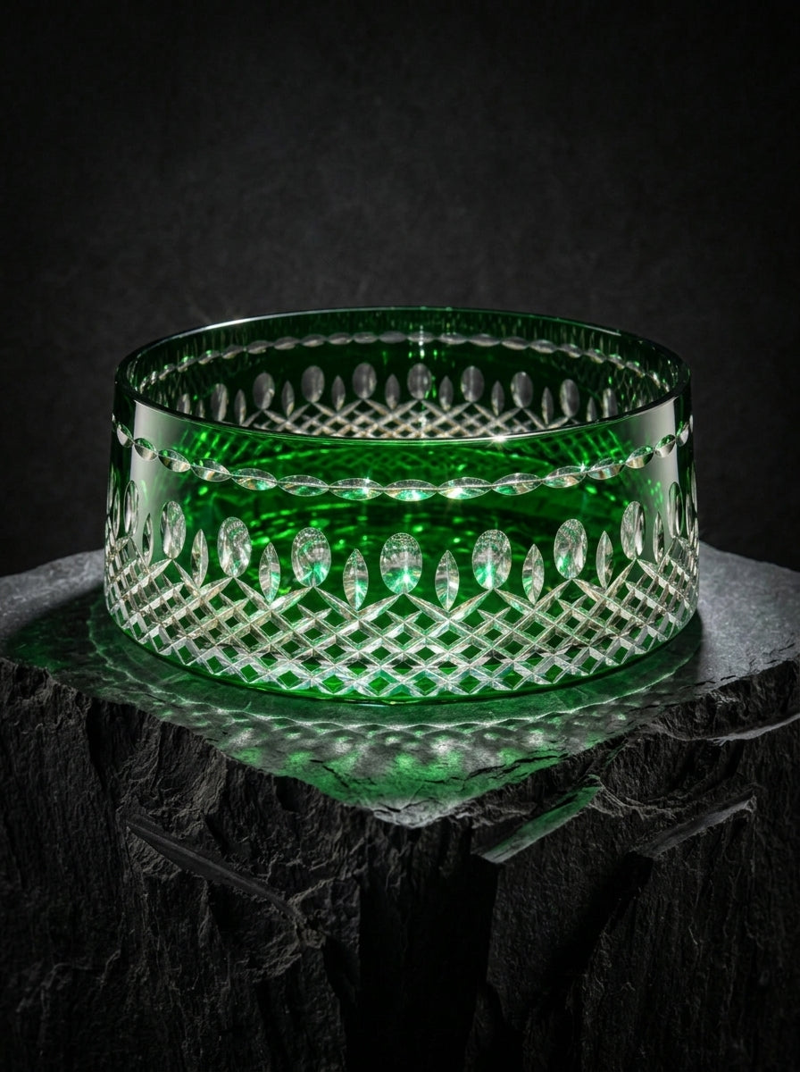 Emerald Imperial Yuvarlak Kristal Sunumluk
