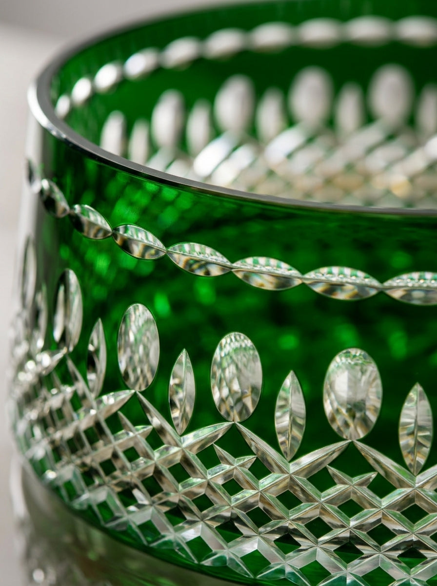 Emerald Imperial Yuvarlak Kristal Sunumluk