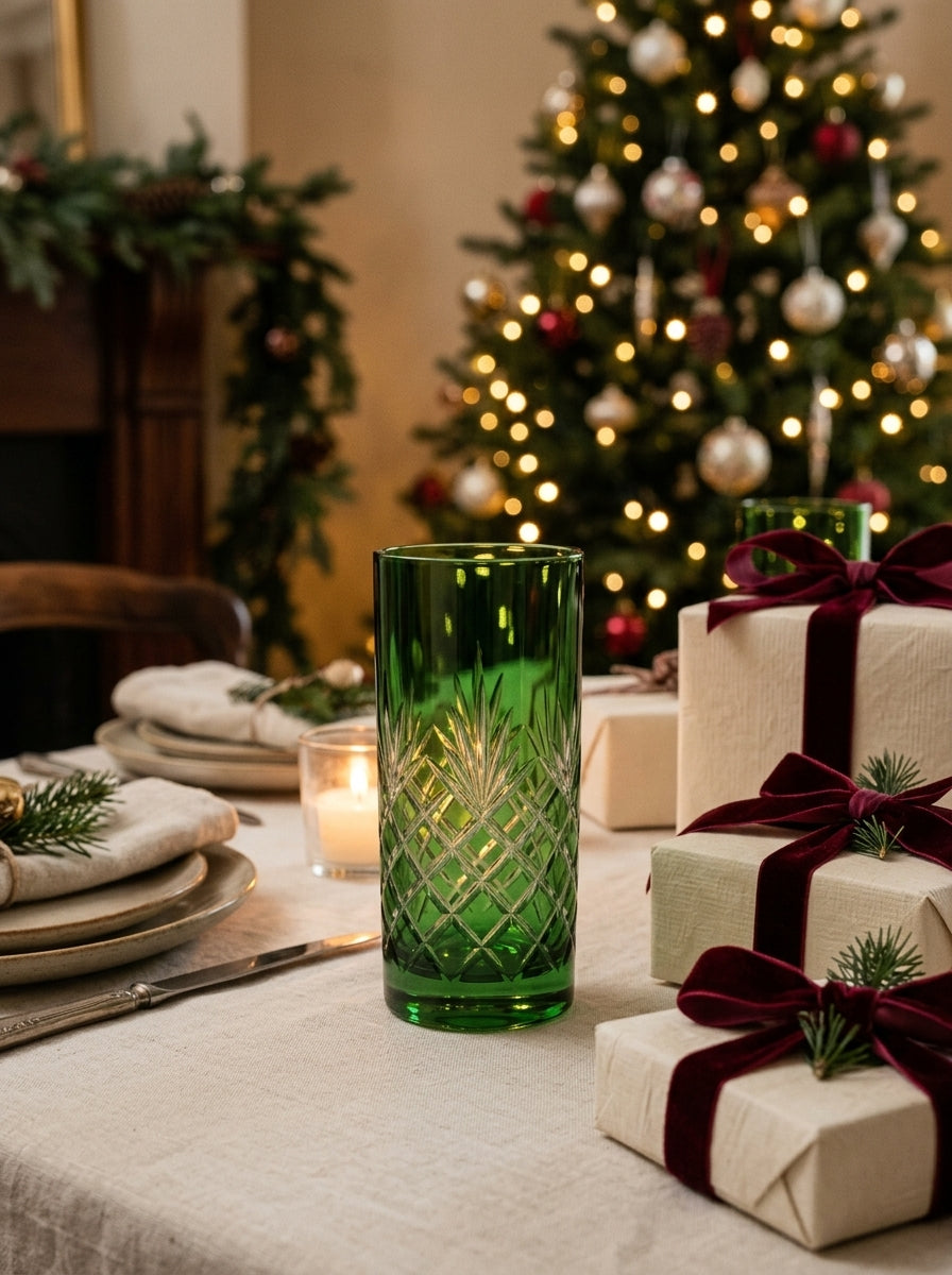 Astor Christmas Emerald Kristal Su Bardağı
