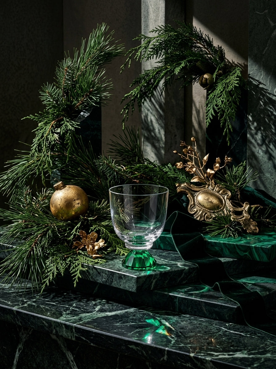 Emerald Lumi Step – Christmas Crystal Glass