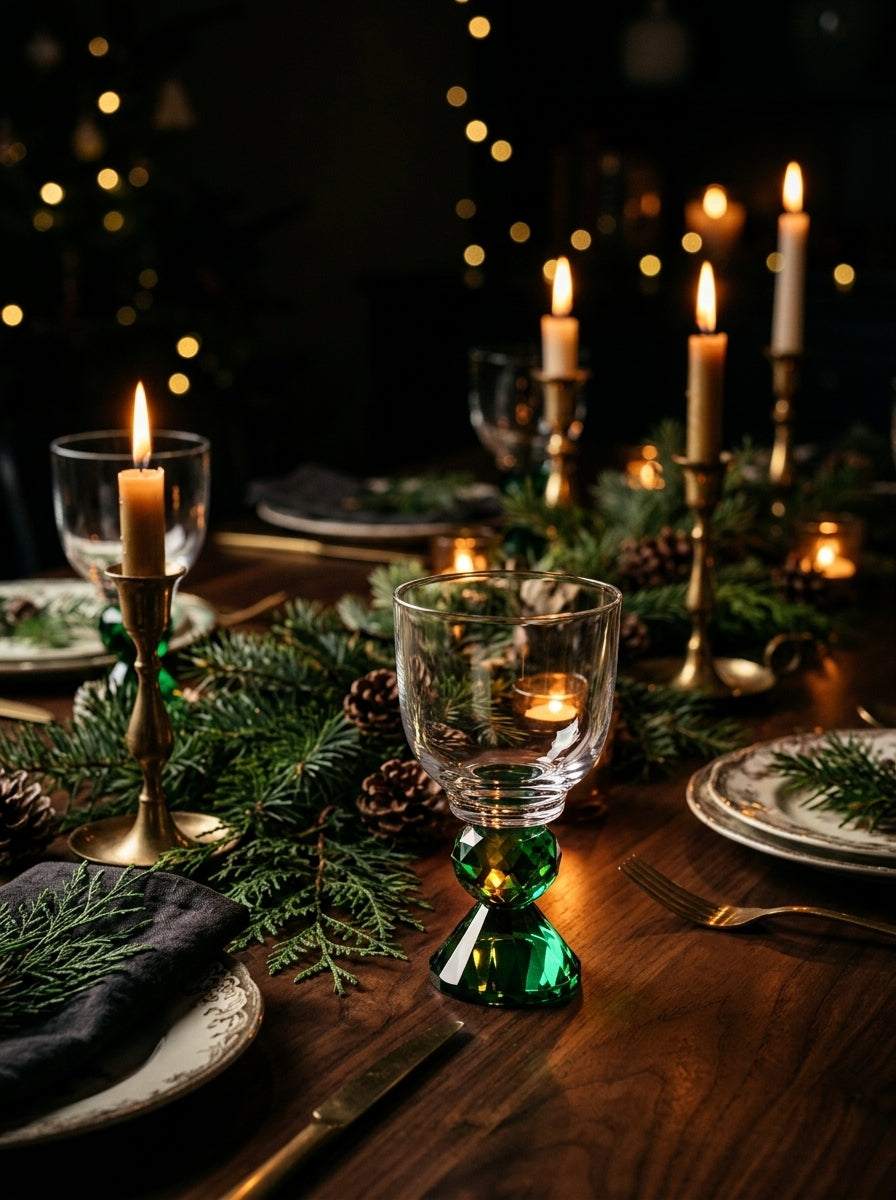 Emerald Emerald Lumi Coupe – New Year’s Crystal Glass