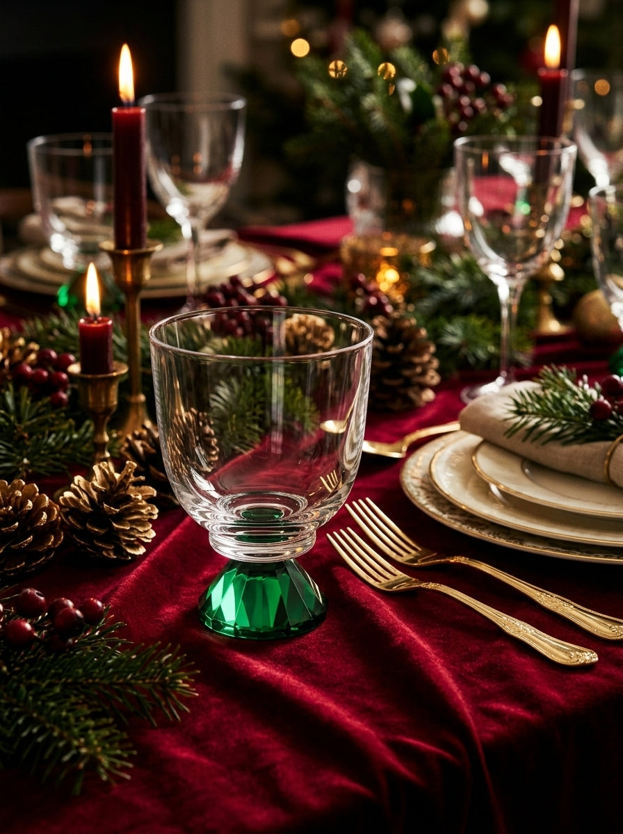 Emerald Lumi Step – Christmas Crystal Glass