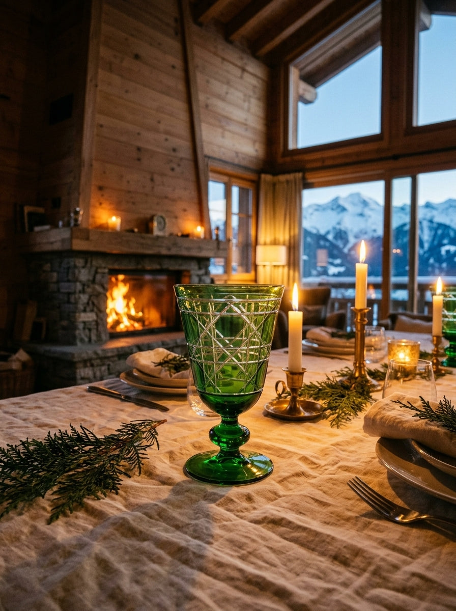 Vetro Christmas Emerald Kristal Kadeh