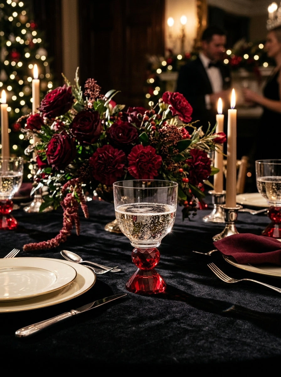 Ruby Ruby Lumi Coupe – New Year's Crystal Glass