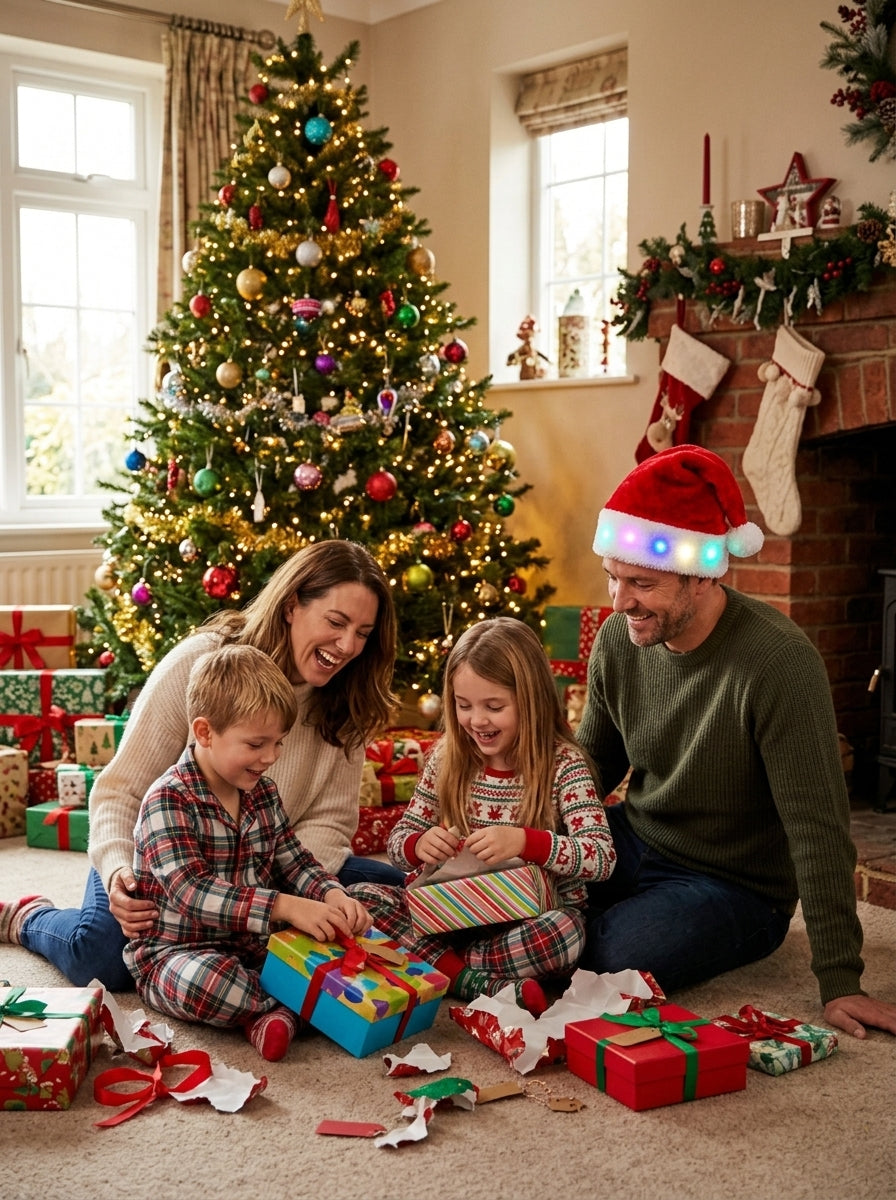 LED Işıklı Yılbaşı Noel Şapkası