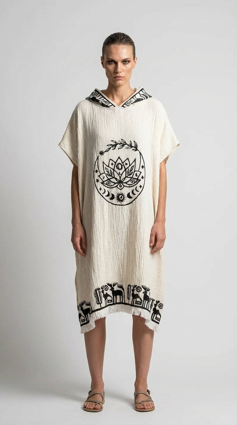 Lotus Awakening Poncho