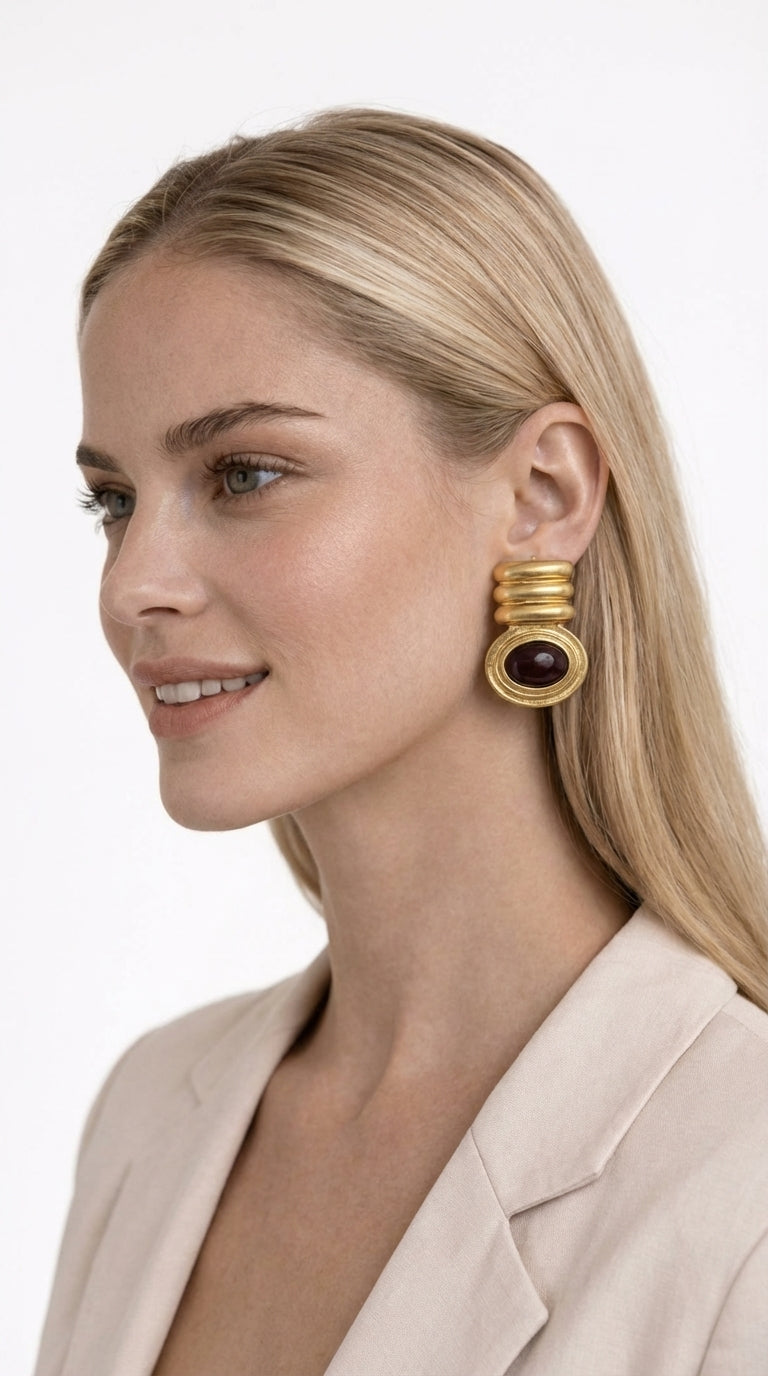 Aristal Stone Earrings