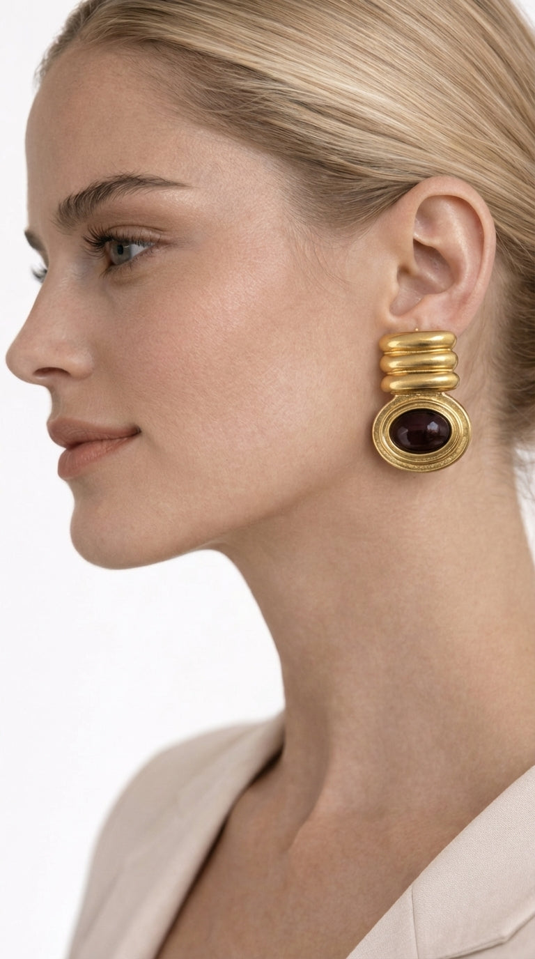 Aristal Stone Earrings