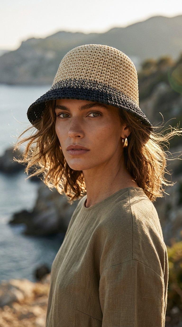 Degradé Hand-Woven Hat