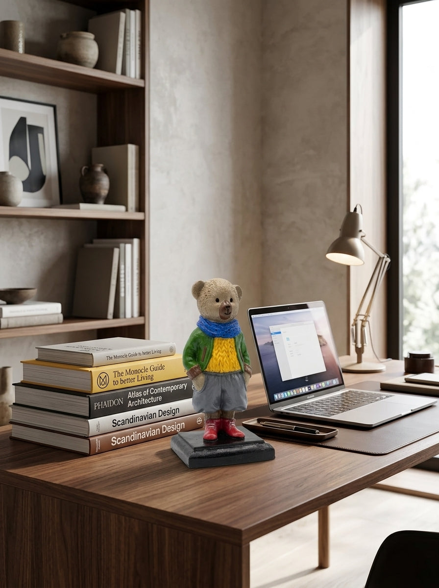 Renkli Teddy Bear Dekoratif Obje