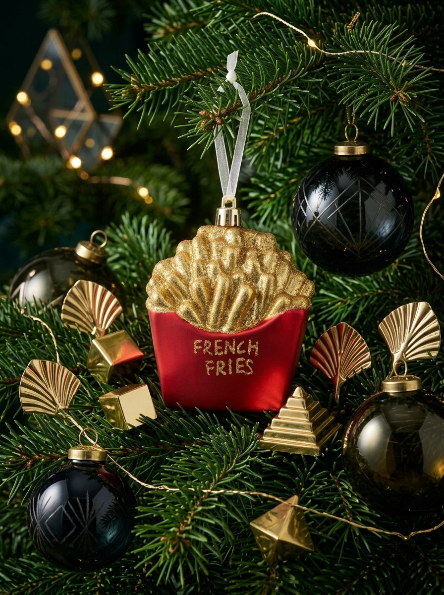 Golden Fries Yılbaşı Ağacı Süsü