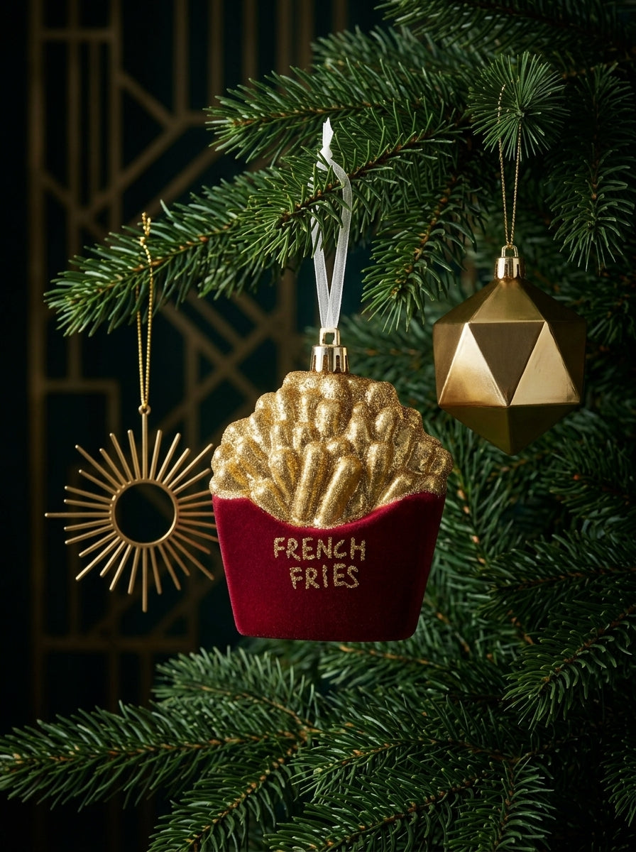 Golden Fries Yılbaşı Ağacı Süsü