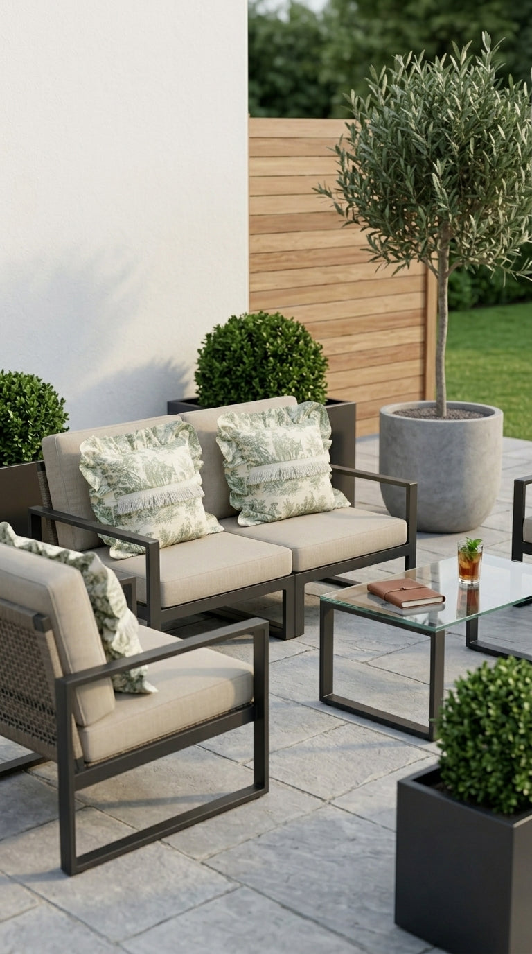 Toile Verde Ruffle Kırlent