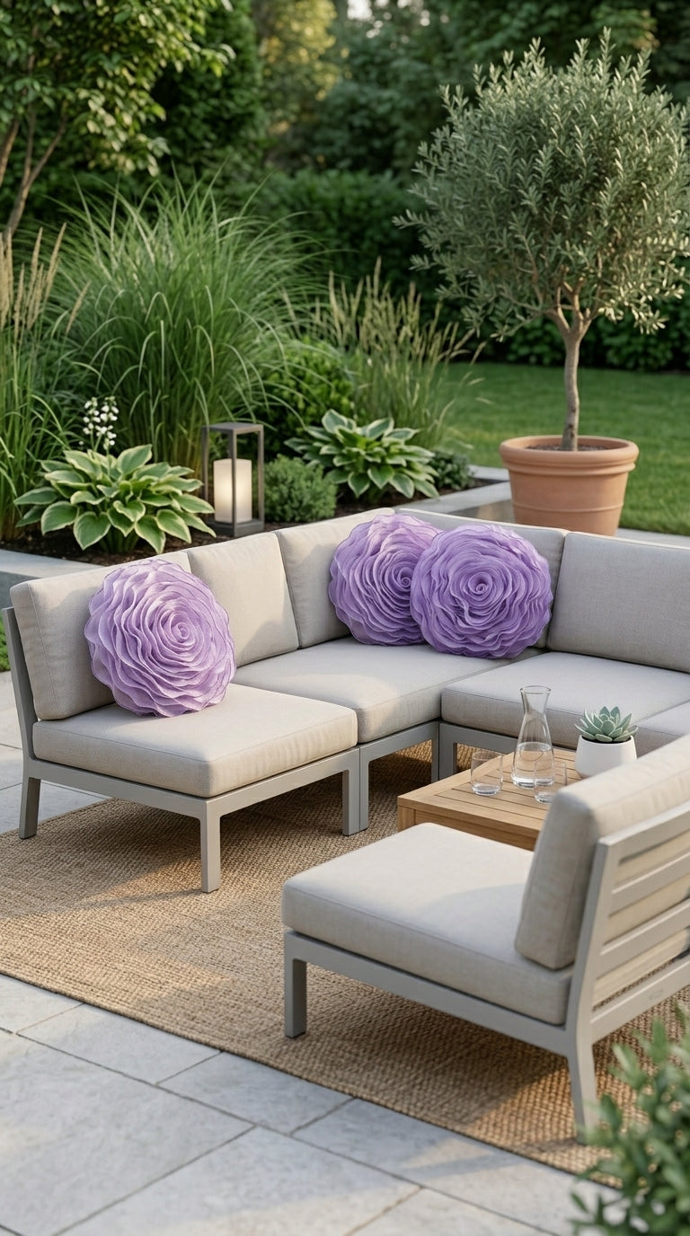 Rose Lilac Yastık