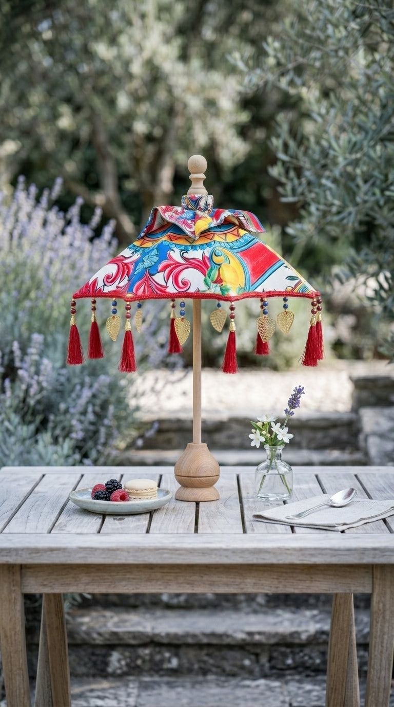Barocco Sole Rouge Bali Şemsiyesi
