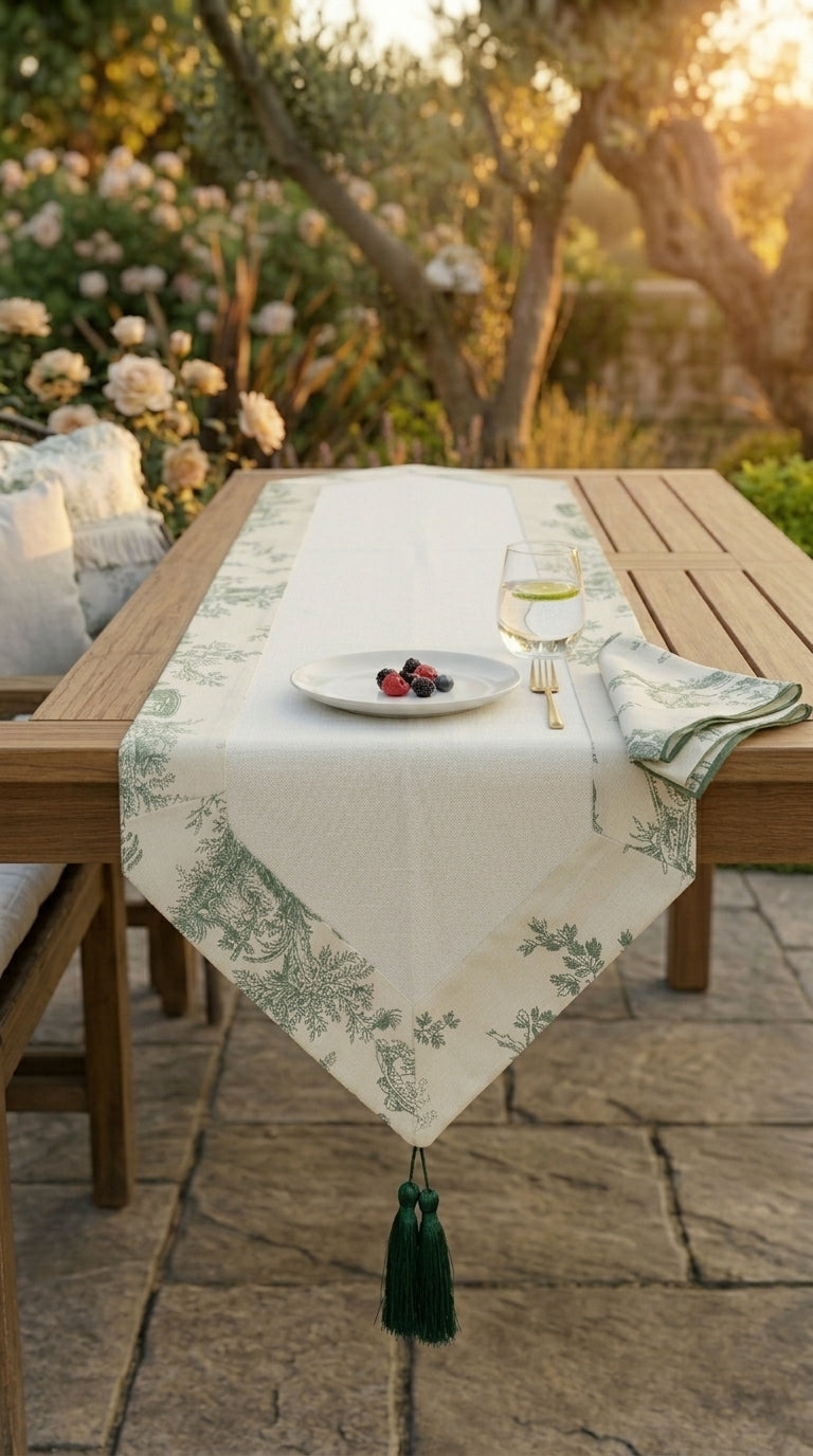 Toilea Verde Panel Runner