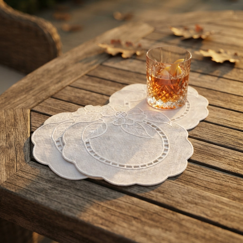 Etoile Embroidered Kokteyl Peçetesi