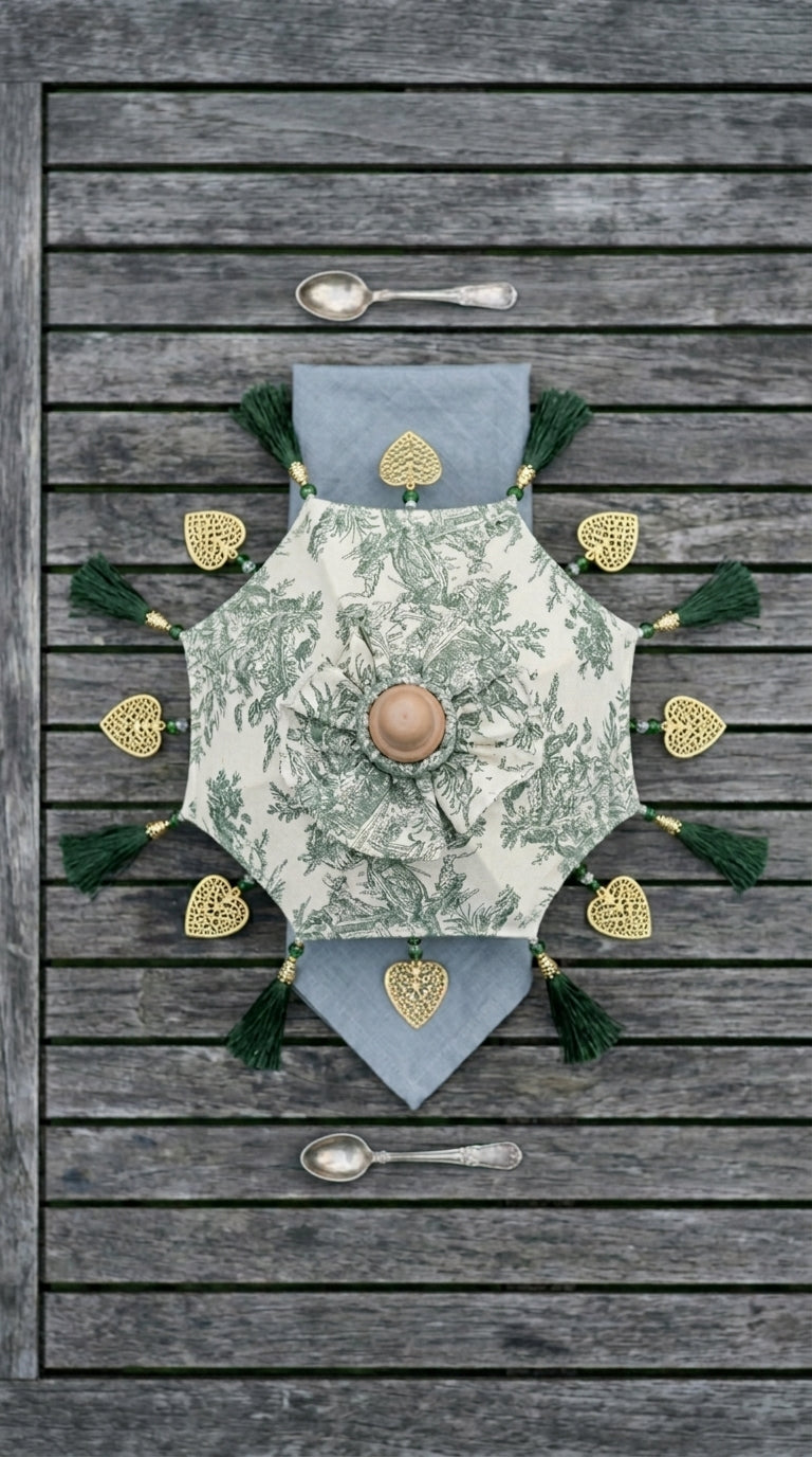 مظلة بالي صغيرة خضراء Toile Verde