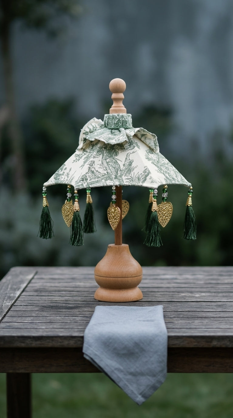 مظلة بالي صغيرة خضراء Toile Verde
