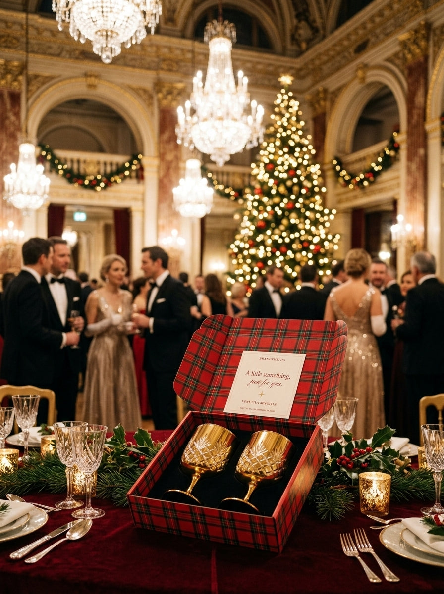 Christmas Classics – Eclat Arc Gold İkili Kristal Kadeh Seti