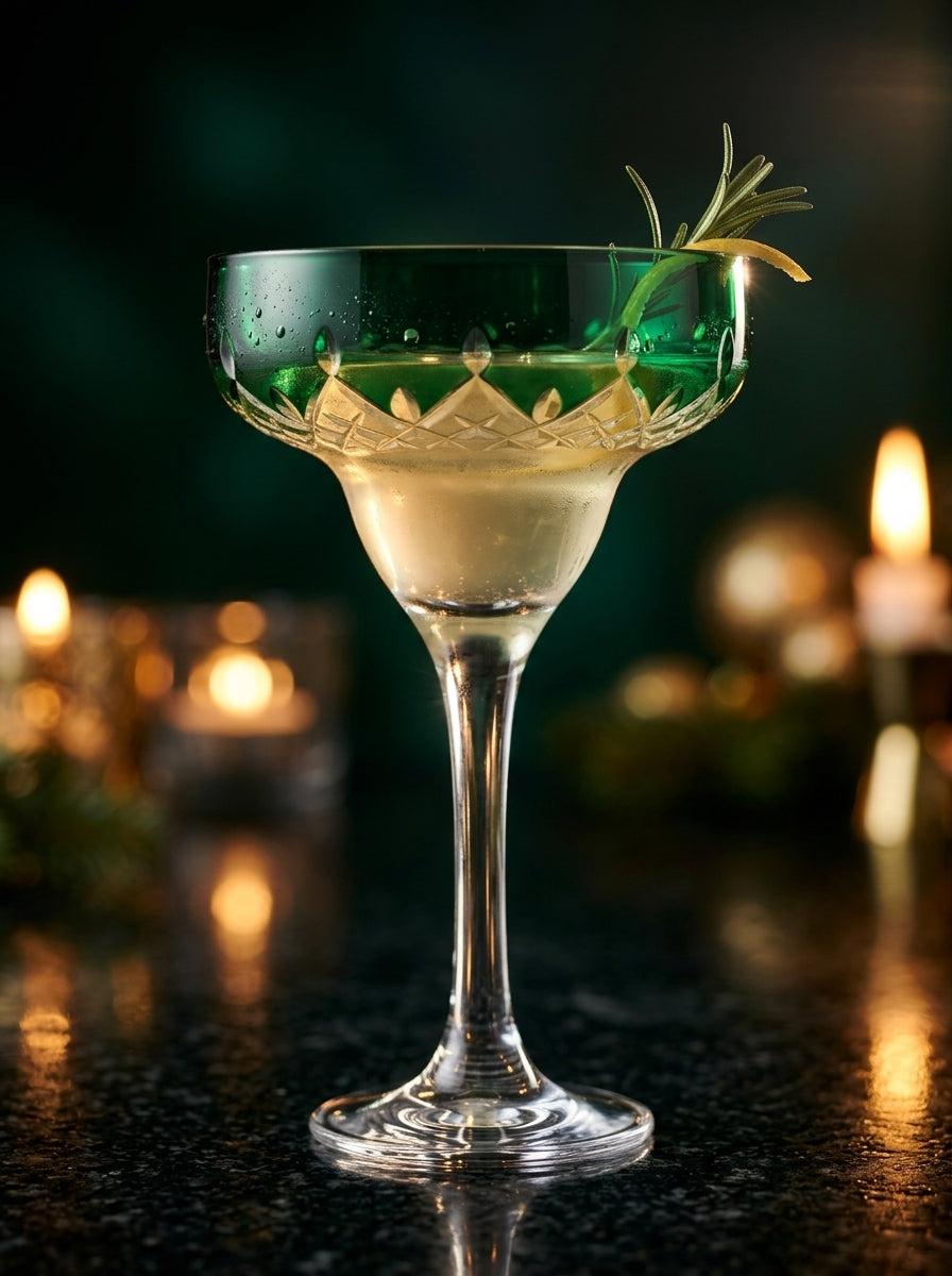 Celeste Emerald Cocktail Kadehi