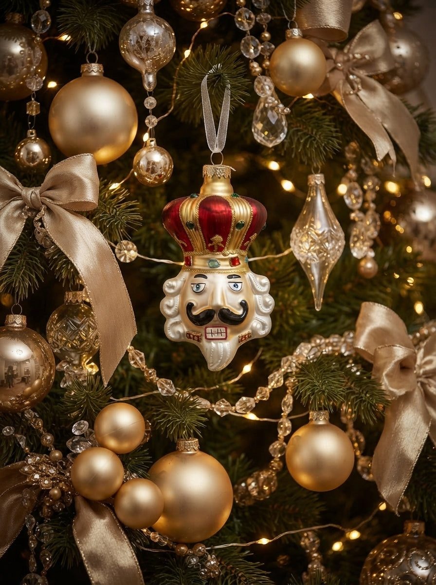 Royal Nutcracker Cam Yılbaşı Ağaç Süsü