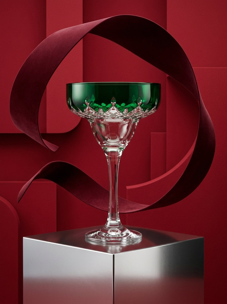 Celeste Emerald Cocktail Kadehi