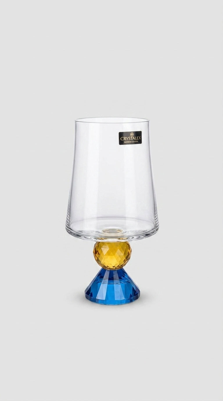 Lumi Kristal Bardak- Azure Gold