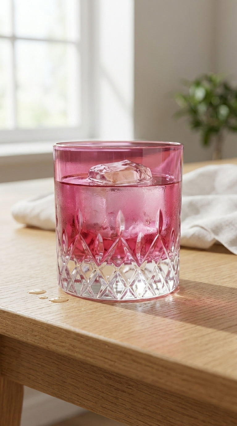 Celeste Viski Bardağı- Rose Quartz