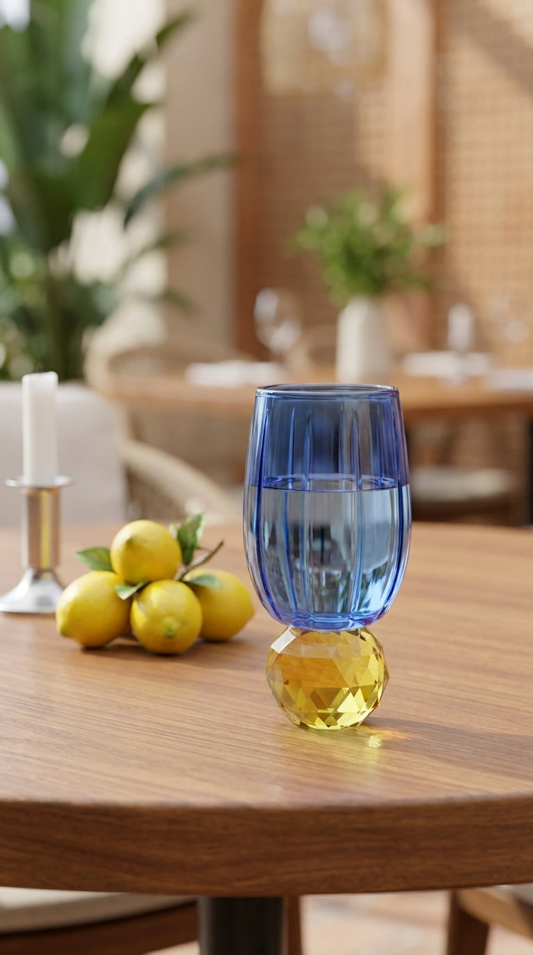 Lumi Kahve Yanı Su Bardağı - Azure Citrine