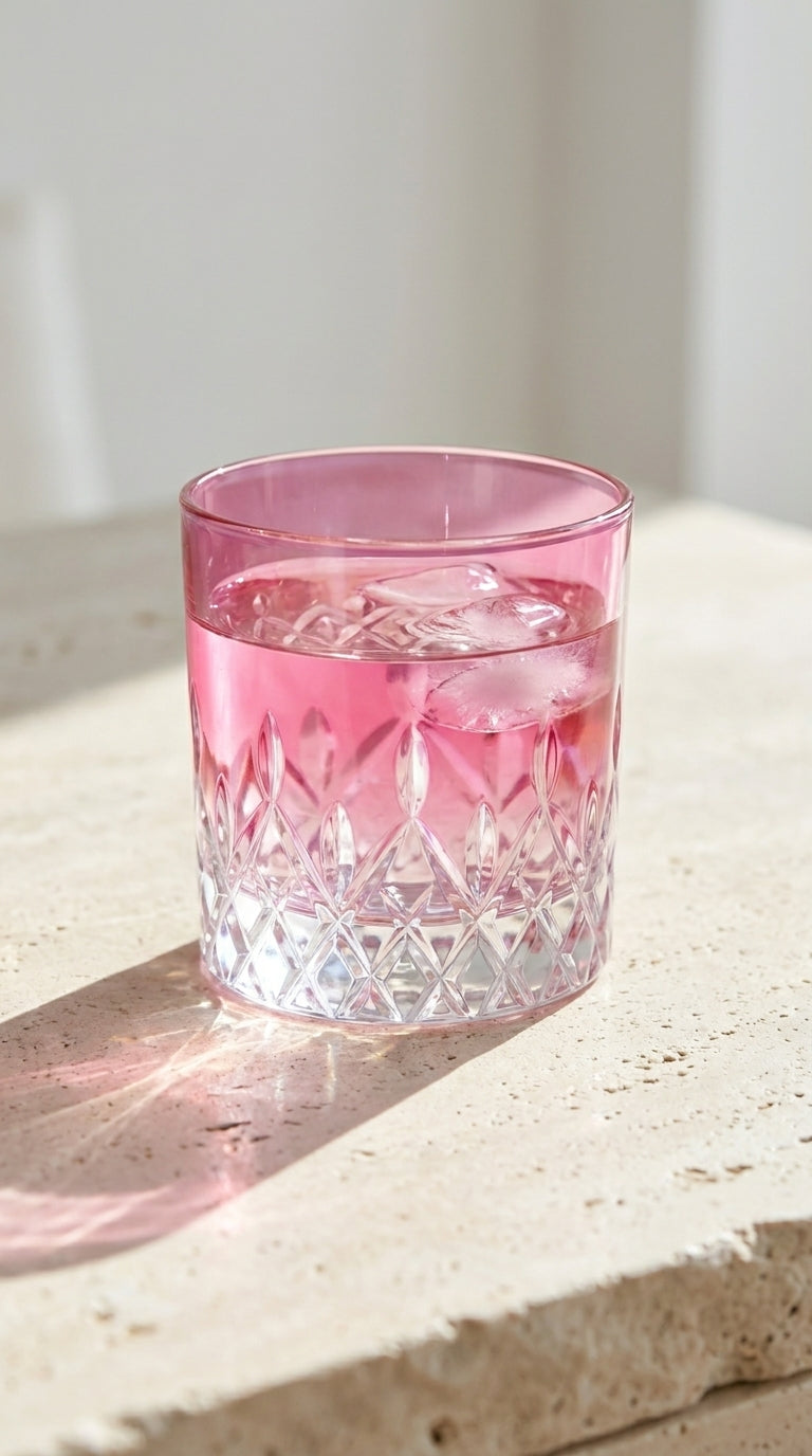 Celeste Viski Bardağı- Rose Quartz