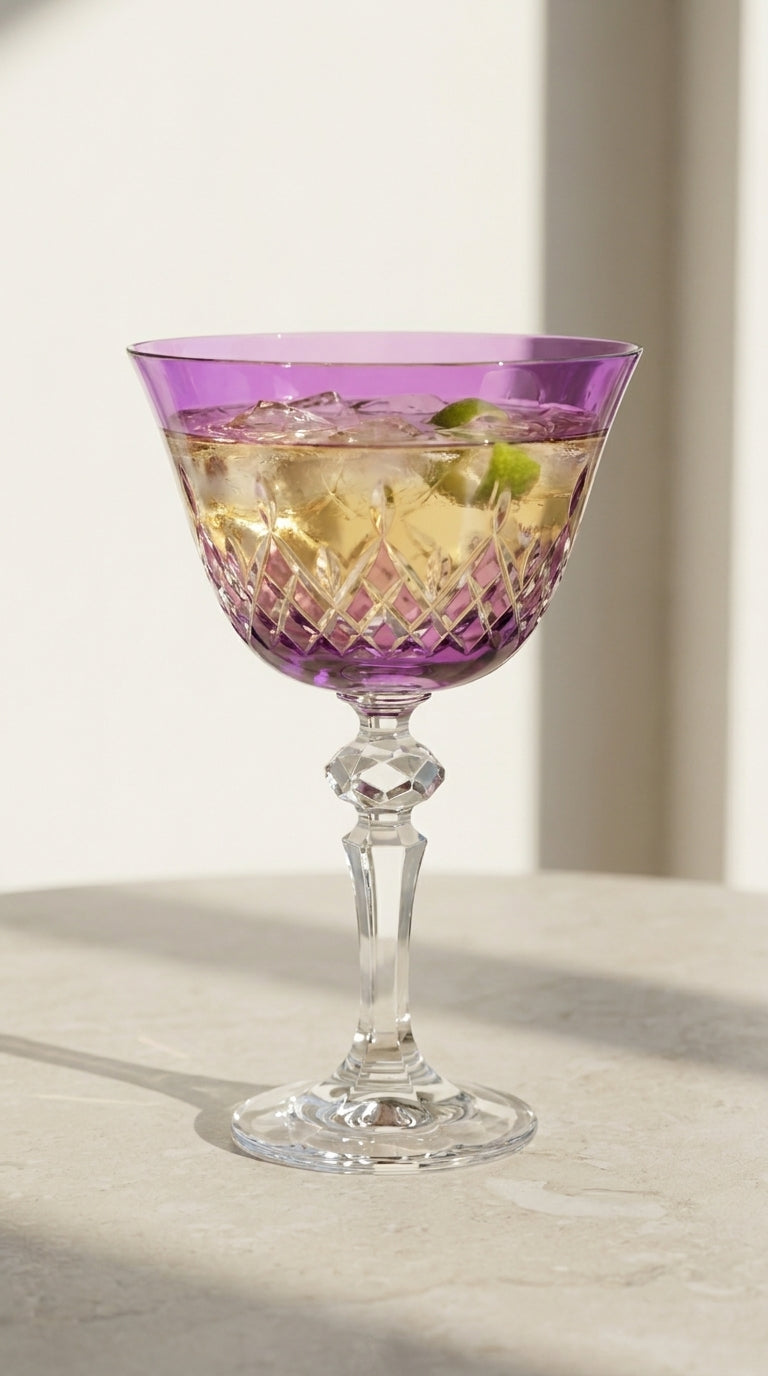 Celeste Coupe Kadehi- Amethyst
