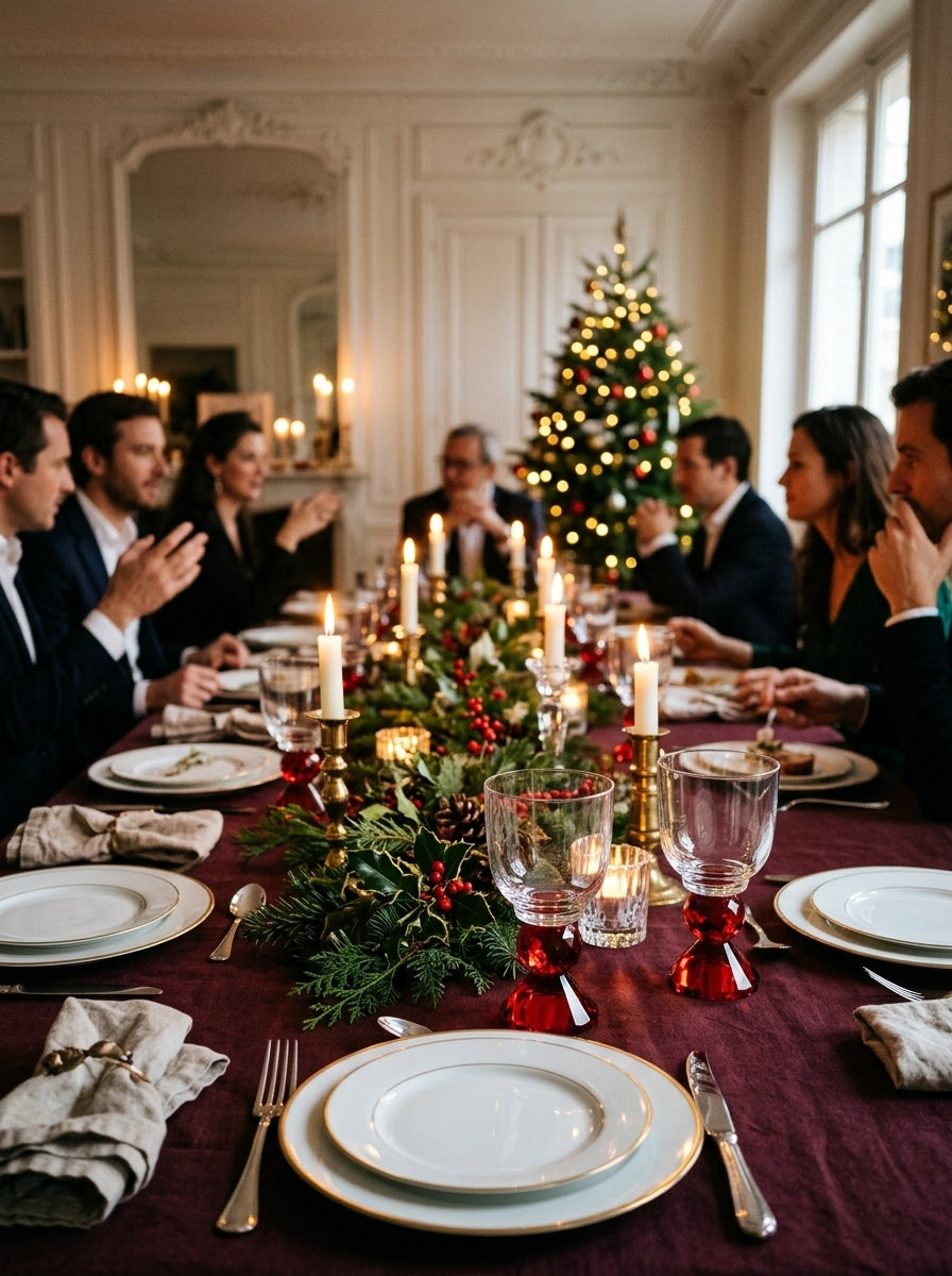Christmas Classics – Ruby Ruby Lumi İkili Kristal Kadeh Seti