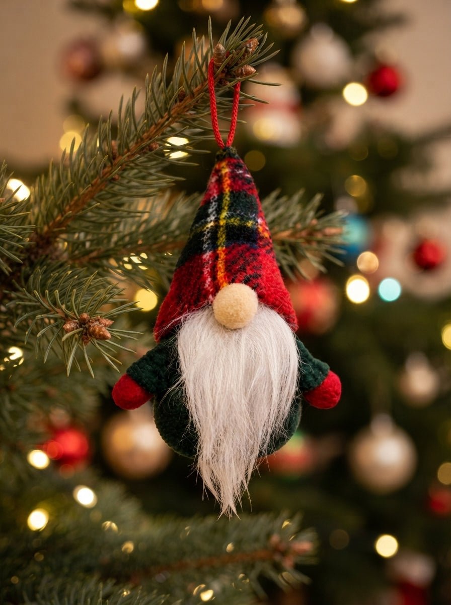 Highland Gnome Yılbaşı Ağaç Süsü - 15 CM