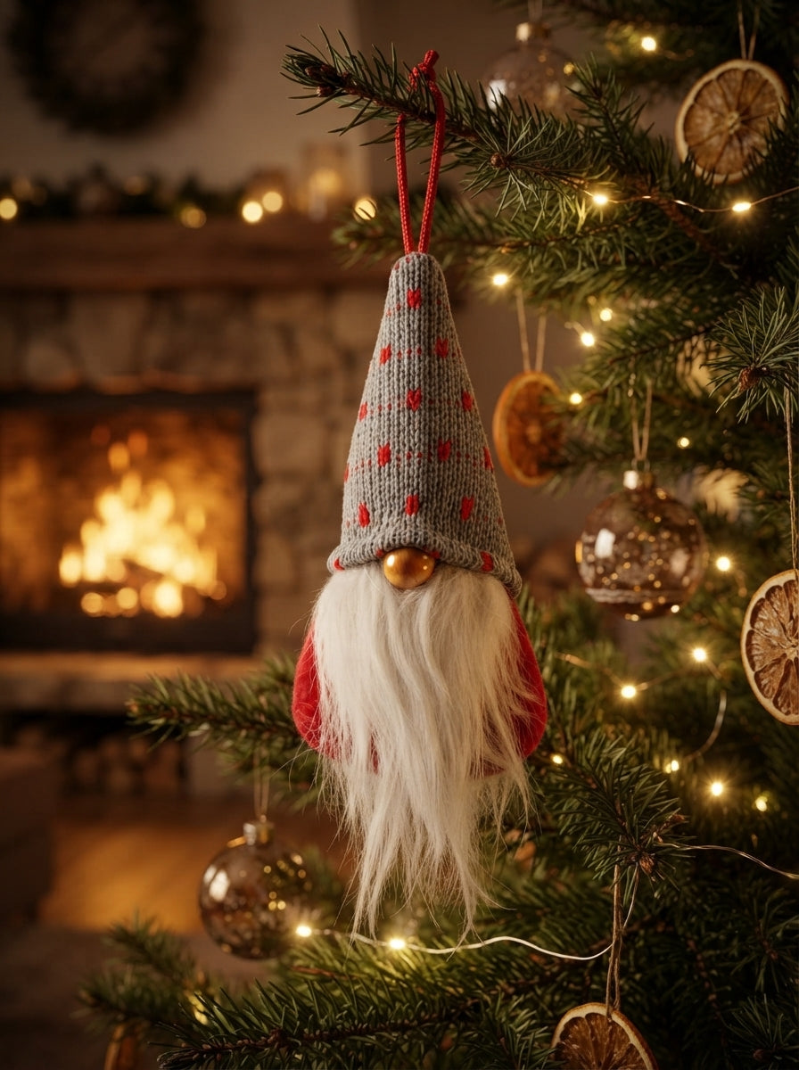 Nordic Heart Christmas Gnome Peluş Yılbaşı Ağaç Süsü