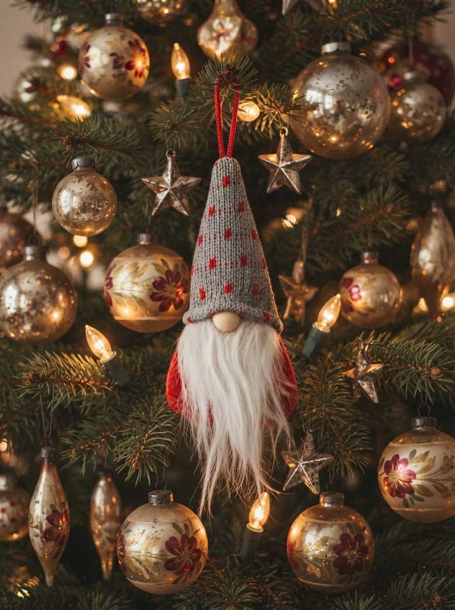 Nordic Heart Christmas Gnome Peluş Yılbaşı Ağaç Süsü