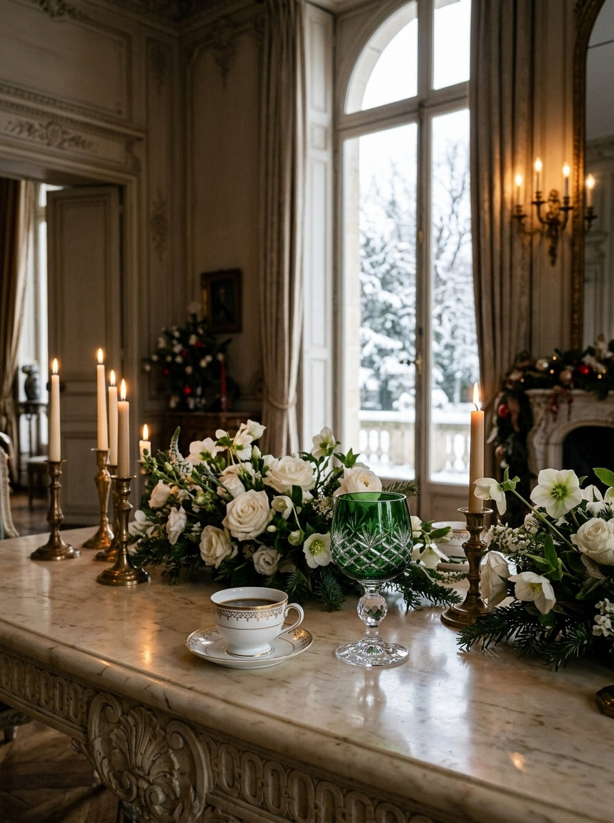 Eclat Christmas Emerald Kristal Kahve Yanı Su Bardağı