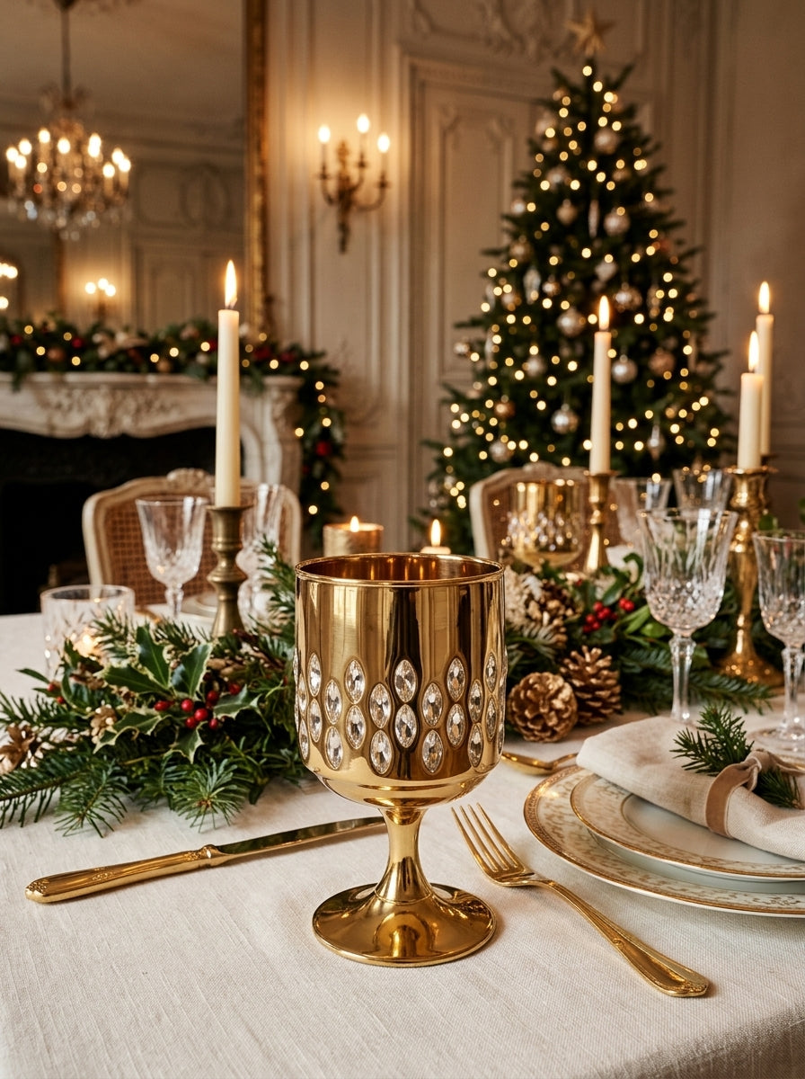 Eclat Nova Gold Kristal Kadeh 270 cc