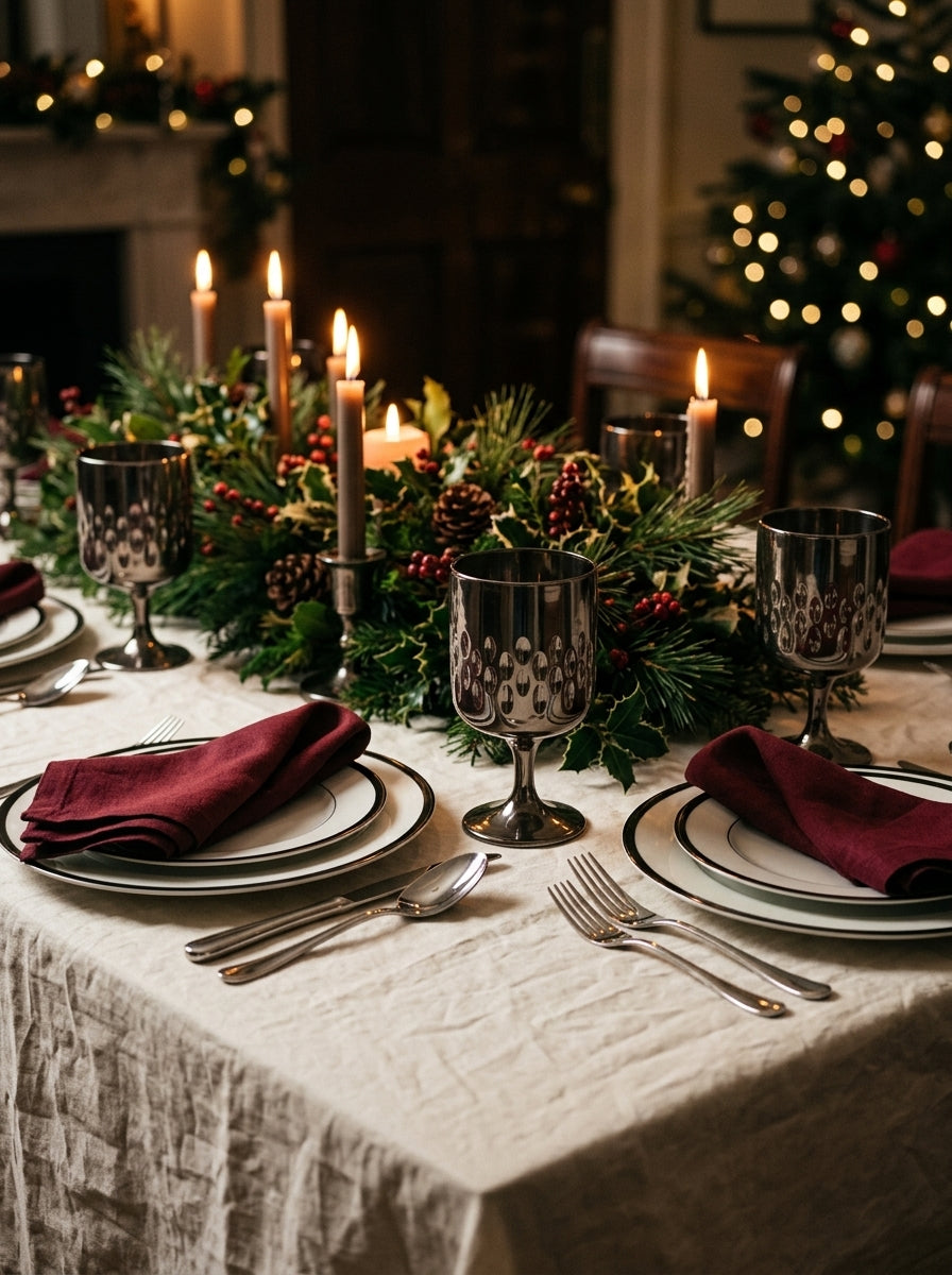Christmas Classics – Eclat Nova Titanium İkili Kristal Kadeh Seti