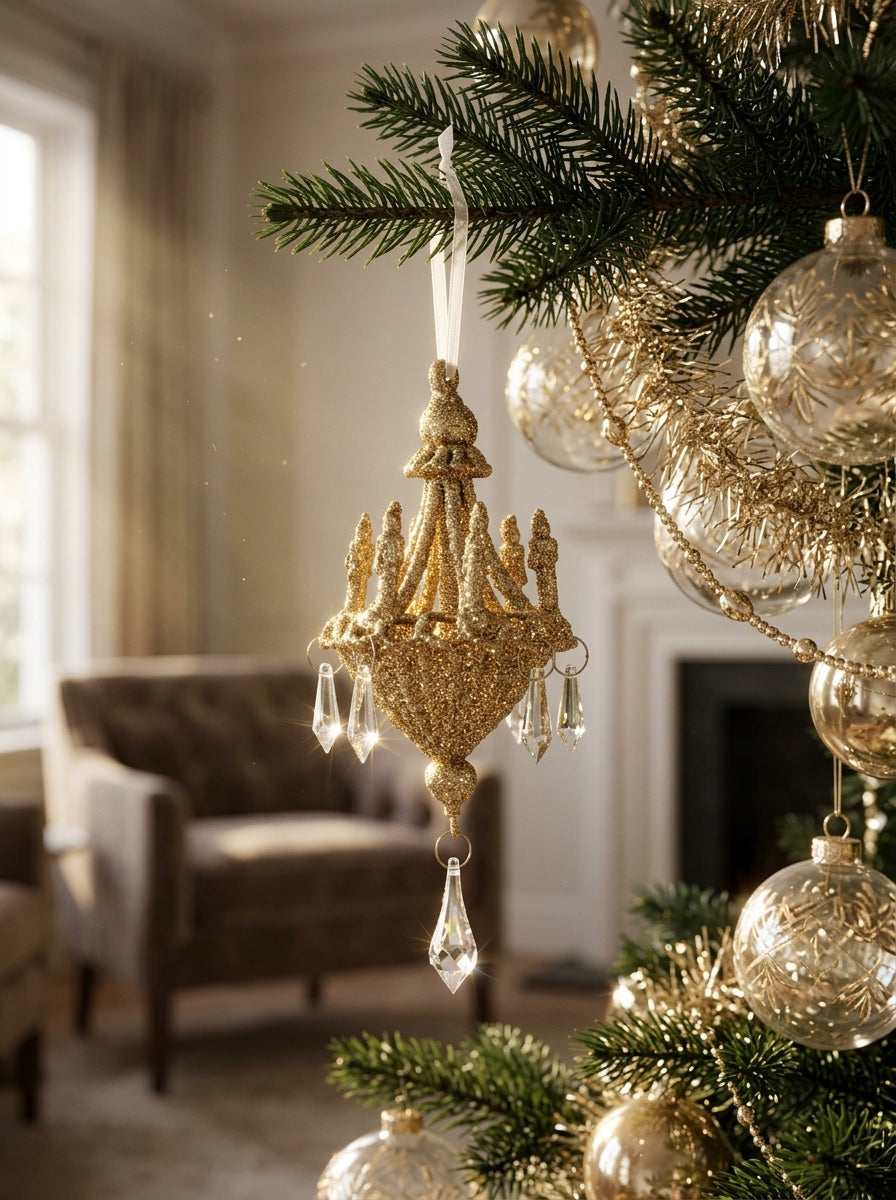 Crystal Chandelier Yılbaşı Ağaç Süsü