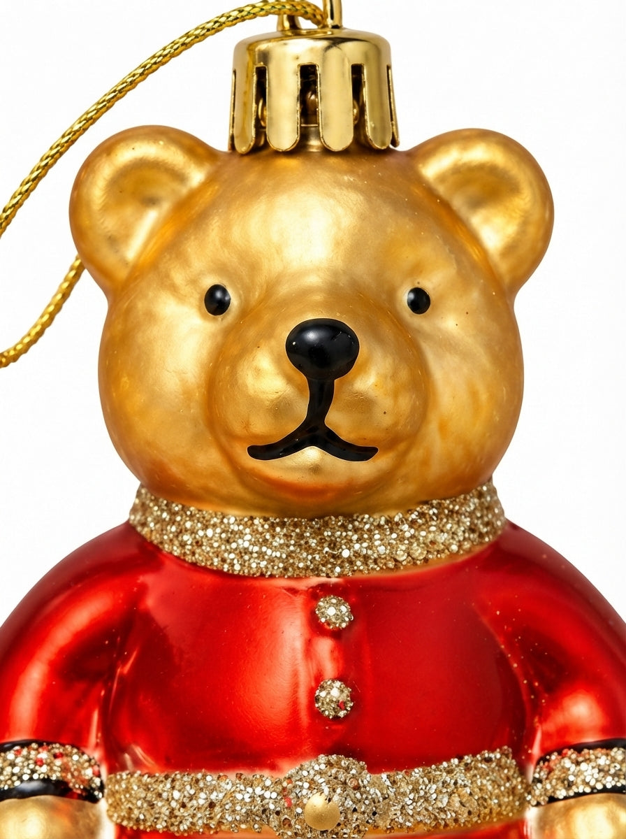Golden Bear Noel Yılbaşı Ağaç Süsü - 10 CM