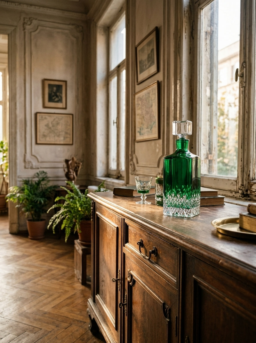 Emerald Royale Kare Kristal Şişe