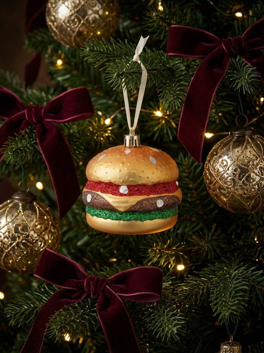 Christmas Burger Yılbaşı Ağacı Süsü