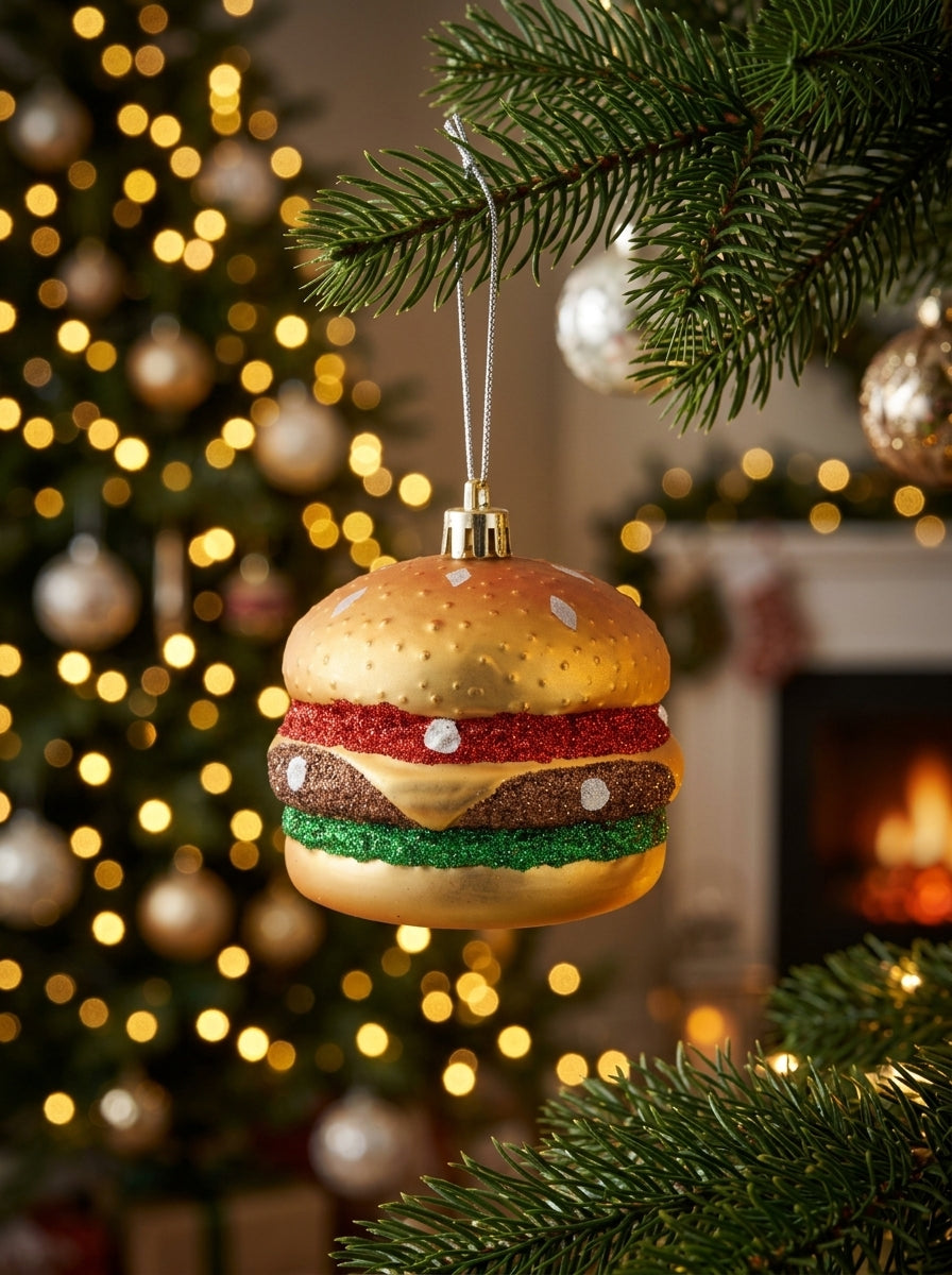 Christmas Burger Yılbaşı Ağacı Süsü