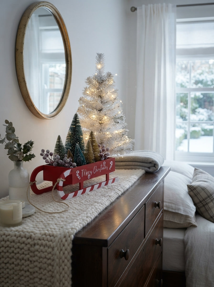 Merry Christmas Dekoratif Kızak