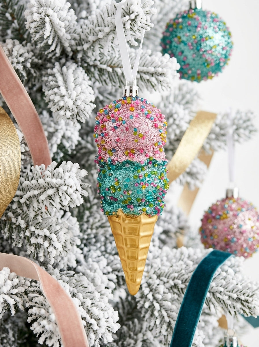 Pink Ice Cream Yılbaşı Ağaç Süsü