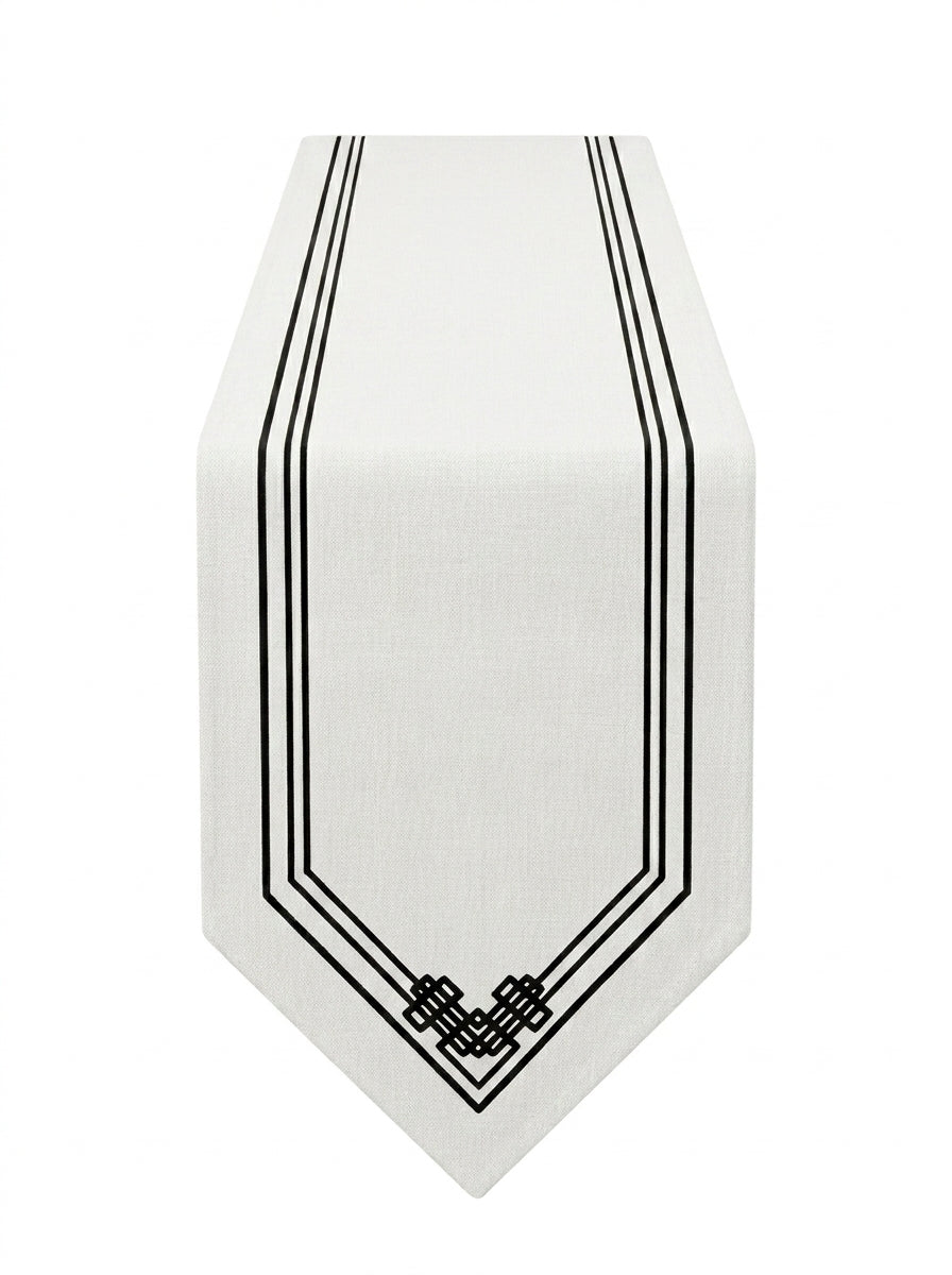 Geometric Patchwork Runner