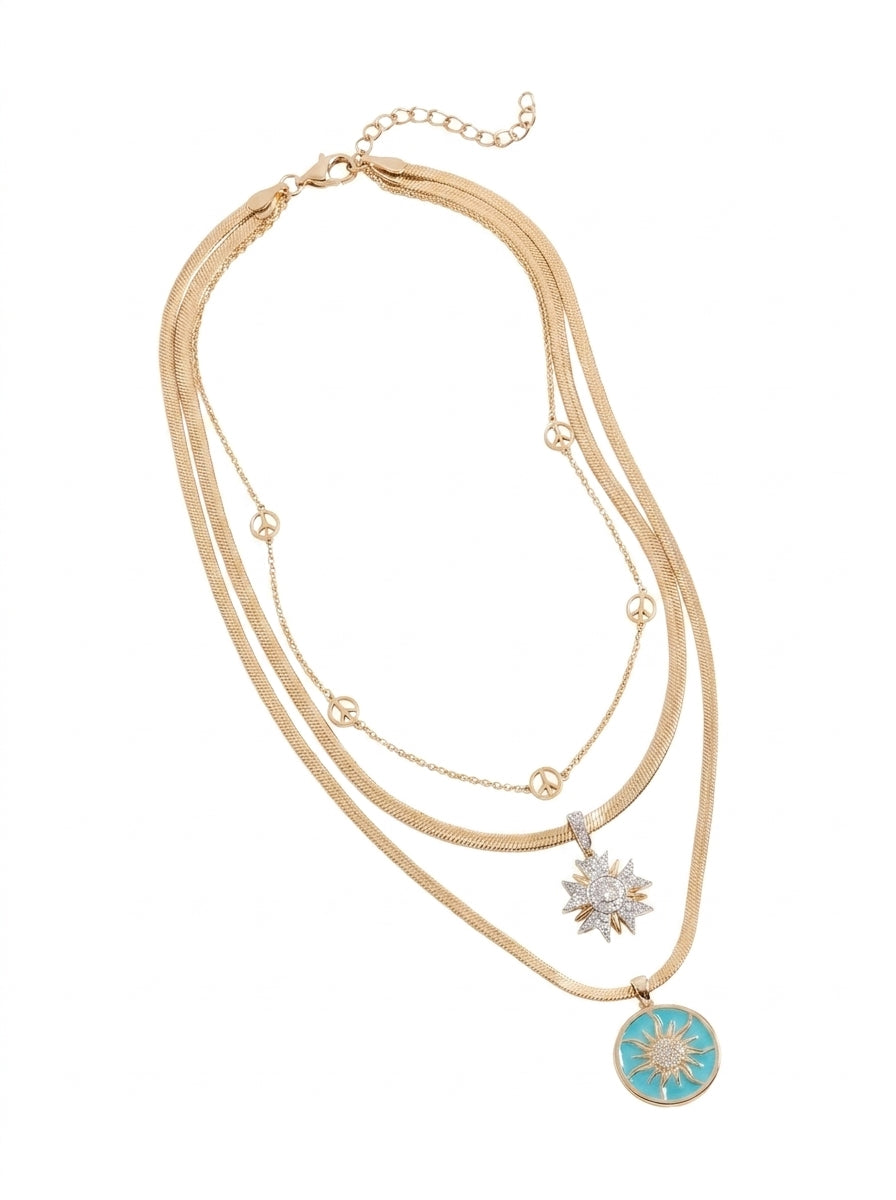 Celestia Layered Necklace Set