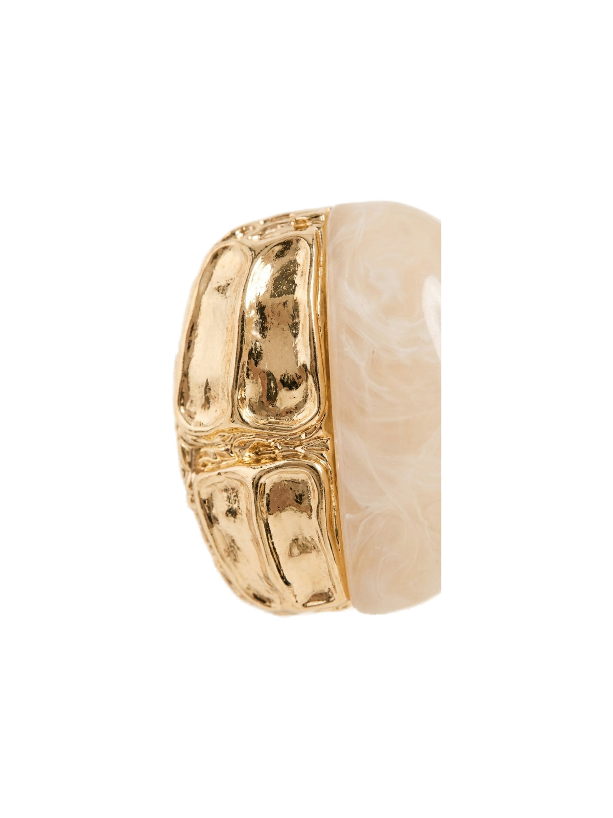 Ivory & Gold İkili Küpe